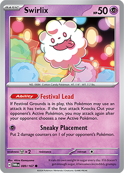 Swirlix | Twilight Masquerade | TCG Card Database | Pokemon.com