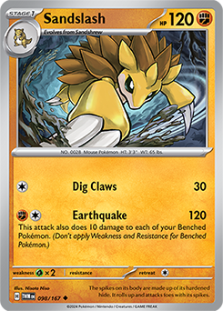 Sandslash | Twilight Masquerade | TCG Card Database | Pokemon.com