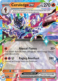 Ceruledge ex | Surging Sparks | TCG Card Database