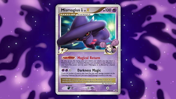 Mismagius GL LV. X - Platinum - Rising Rivals #110 Pokemon Card