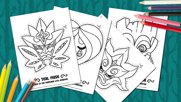 Download and Print Ogerpon’s Iconic Masks for Pokémon Fun this Halloween