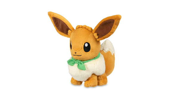 New Galar region and Pokémon Mystery Dungeon: Rescue Team DX plush at the Pokémon Center