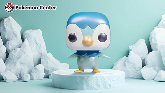 Piplup Pearlescent Pop! Vinyl Figure by Funko Available Now at Pokémon Center