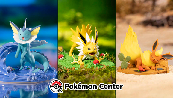 Eevee Shines in Pokémon Center’s Evolving Personalities Figures