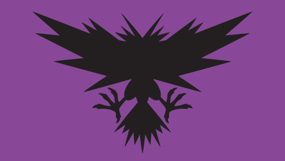 Zapdos Silhouette Pattern