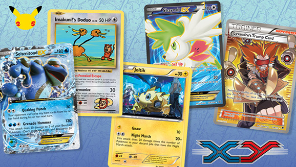pokemon x and y game card