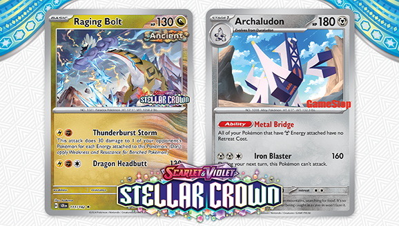 Get Archaludon and Raging Bolt Pokémon TCG Promo Cards at Participating Retailers