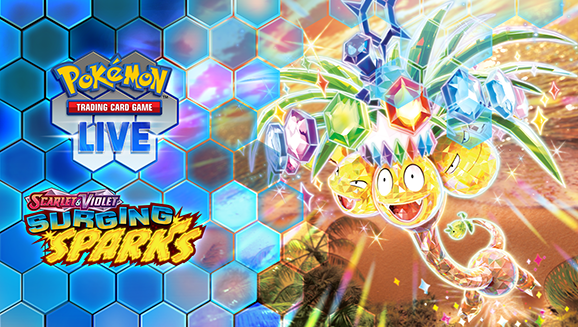 Get Charged Up as Scarlet & Violet—Surging Sparks Comes to Pokémon TCG Live