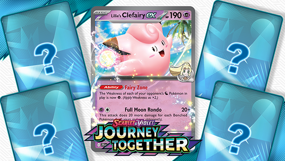 Lillie’s Clefairy ex, Salamence ex, and More from Pokémon TCG: Scarlet & Violet—Journey Together