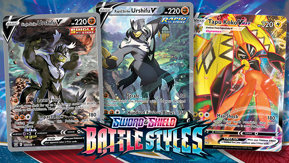 Pokemon TCG Battle Styles 050/163 Tapu Koko V Card –