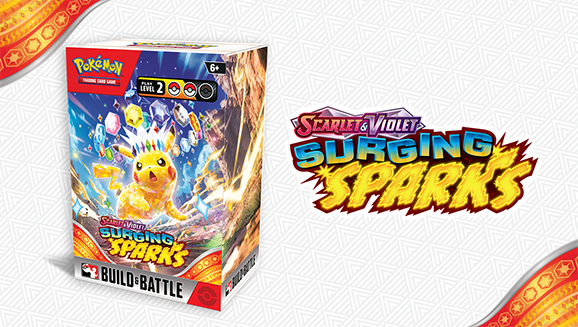 Find Cool New Cards in the Pokémon TCG: Scarlet & Violet—Surging Sparks Build & Battle Box