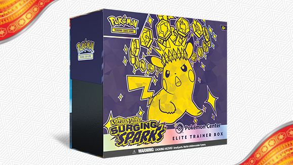 <em>Scarlet & Violet—Surging Sparks</em> Pokémon Center Elite Trainer Box