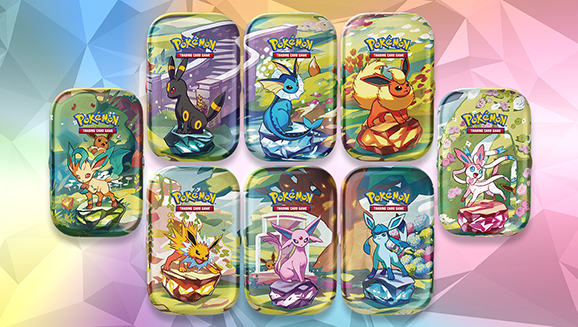 Kleine Tin-Boxen voller Pokémon-Sammelkartenspiel-Schätze