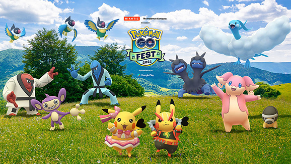 Pokémon GO Fest 2021 Celebrate Five Years of Pokémon GO on July 17 and | Pokemon.com