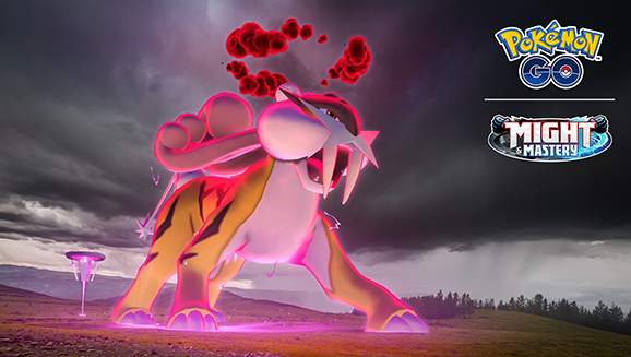 Dynamax-Raikou sorgt beim Dyna-Kampfwochenende in Pokémon GO für Blitz und Donner